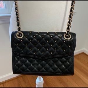 Black Rebecca Minkoff Quilted Affair Studded Mini